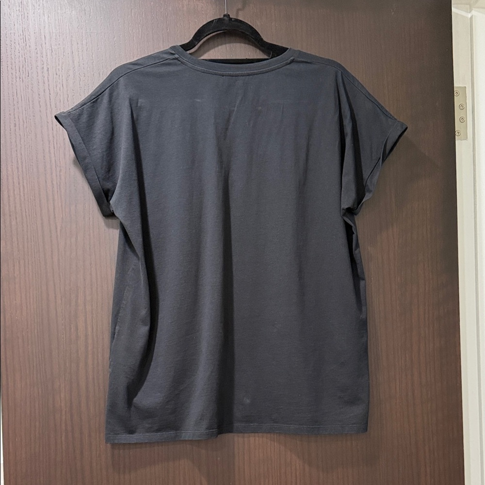 Balmain Black Short Sleeve Tee with Logo - Picture 6 of 15